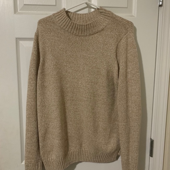 beige mock-neck from old navy. perfect condition. - Picture 1 of 2